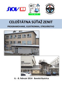 Bulletin ZENIT - SŠ - SOŠ elektrotechnická, Banská Bystrica