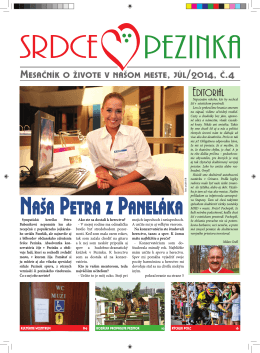 Júl 2014 - Srdce Pezinka
