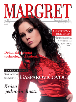 1. číslo - Časopis MARGRET