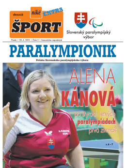 s. 6 – 7 - Slovenský paralympijský výbor