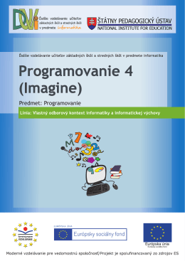 Kniha - Programovanie v Imagine 4