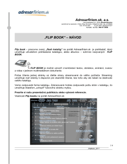Návod na používanie Flash katalógu (PDF)