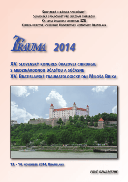 2014 - Slovenská lekárska spoločnosť