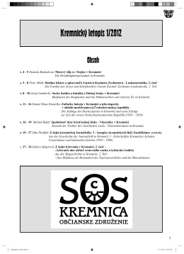 Kremnický letopis 1/2012 (21)
