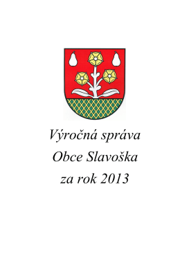 Výročná správa 2013 obec Slavoška.pdf