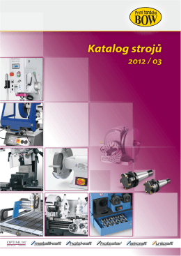 Katalog strojů 2012 / 03