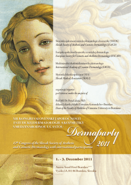 Program DERMAPARTY 2011 nájdete tu