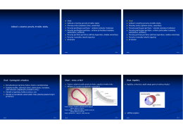Celkové a miestne poruchy krvného obehu. Úvod Celkové a
