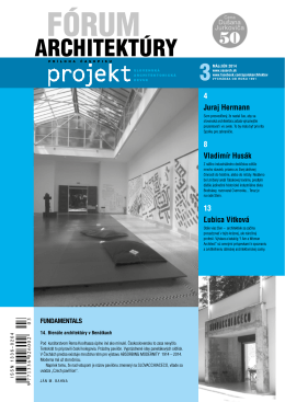 forum 3_14.pdf - Spolok architektov Slovenska