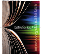 KATALÓG 2014 - Vydavatel.sk
