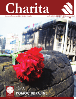 Časopis Charita venovaný pomoci na Ukrajine