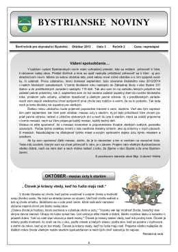 Bystrianske noviny č. 3/2013