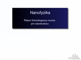 Nanofyzika