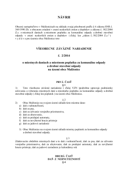 Návrh VZN 2-2014 o miestnych daniach...pdf