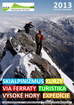 skialpinizmus via ferraty turistika expedície vysoké