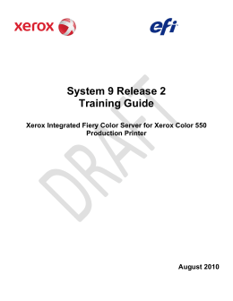 System 9 Release 2 Training Guide