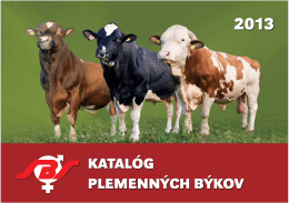 Kompletný katalóg býkov na rok 2013 (PDF; 9MB)