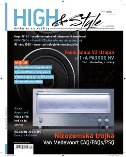HIGH&STYLE Winter-2014 cover