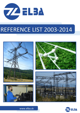 REFERENCE LIST 2003-2014