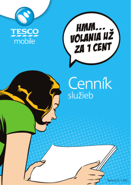 Cenník - O2 Slovakia