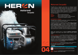 HERON - Motorové čerpadlá