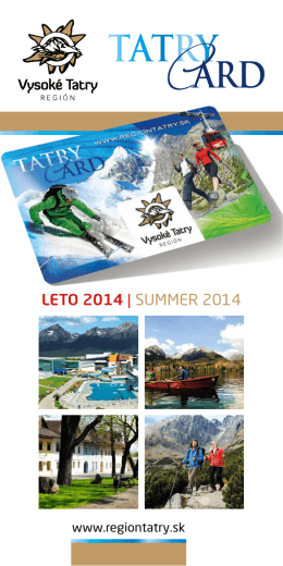 LETO 2014 | SUMMER 2014