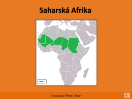 Saharská Afrika