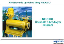 NIKKISO Canned Motor Pumps