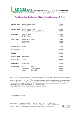 Partizánska 401, 916 24 Horná Streda