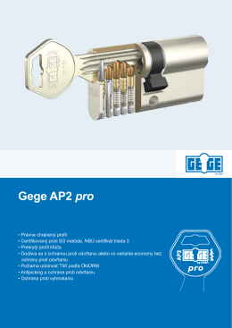 Gege AP2 pro - Kaba GmbH CEE