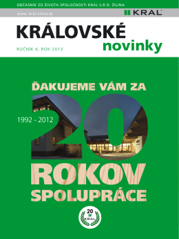 KRALOVSKE NOVINKY 2013.indd