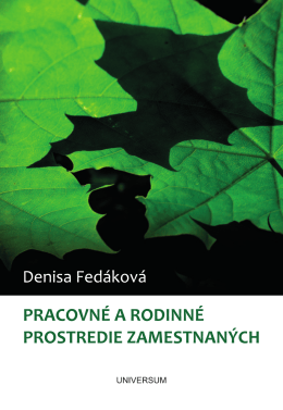 2011 - FEDAKOVA - Pracovne a rodinne prostredie.pd