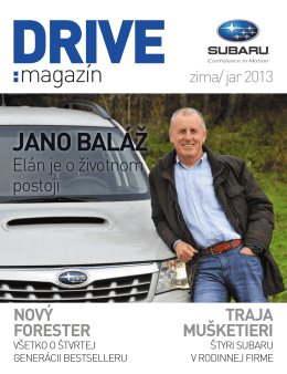 DRIVE MAGAZÍN – zima/jar 2013 vo formáte pdf