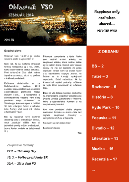 Oblastník VSO – 2014 – február - vso.skauting.sk