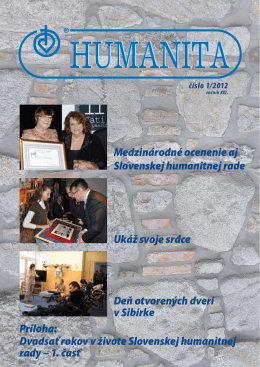 Humanita - Slovenská humanitná rada