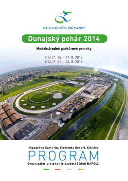program dunajského pohára 2014