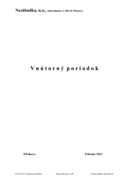 Vnútorný poriadok zss Nez20130228095816