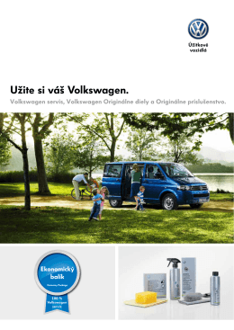 Užite si váš Volkswagen.