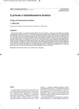 Celá stať v dokumentu PDF - Acta chirurgiae orthopaedicae et