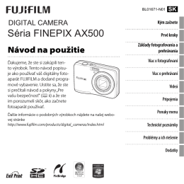 FINEPIX AX500 Series