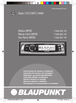 Radio CD MP3 WMA Milano MP28 Monte Carlo MP28