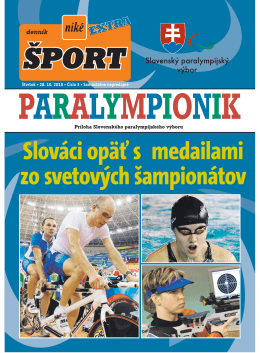 ZPH 2010 - Slovenský paralympijský výbor
