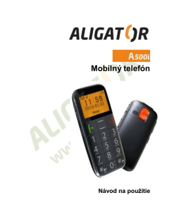 Mobilnê telefón - ALIGATOR | ADART COMPUTERS sro