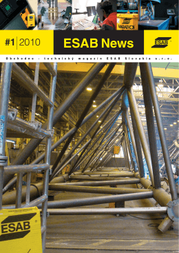 ESAB News 1/2010