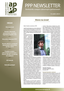 ppp newsletter 1/2013