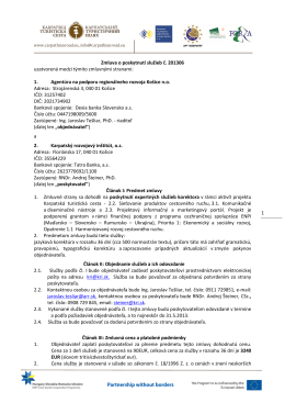 201306 - Agentúra na podporu regionálneho rozvoja Košice, no