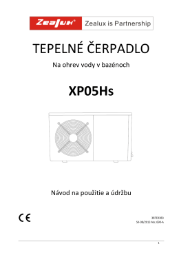 TEPELNÉ ČERPADLO XP05Hs