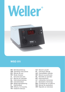 WSD 81i - SOS electronic s.r.o