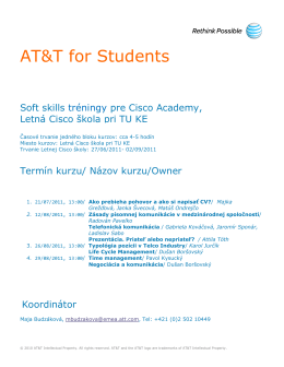 AT&T for Students - cnl cisco academy