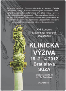 Untitled - Slovenská lekárska spoločnosť